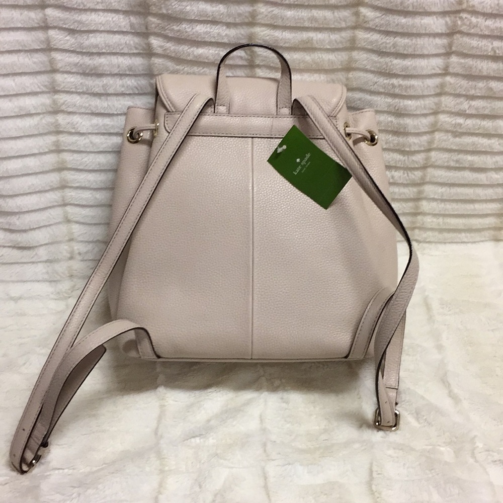 NWT Kate Spade Small Breezy Backpack - beige - Picture 2 of 7
